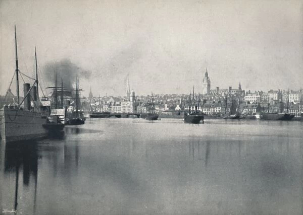 Aberdeen - General View from the River, 1895