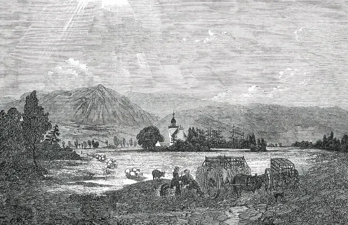 Framed Print : Abergeldie Castle, 1850. Creator: Unknown Framed Print : Abergeldie Castle, 1850. Creator: Unknown