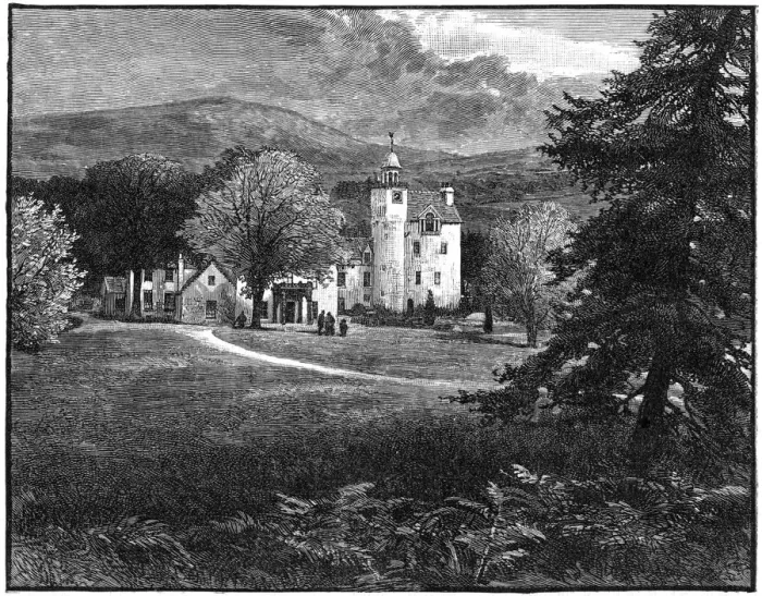 Framed Print : Abergeldie Castle, Aberdeenshire, Scotland, 1900. Artist: GW Wilson and Company Framed Print : Abergeldie Castle, Aberdeenshire, Scotland, 1900. Artist: GW Wilson and Company