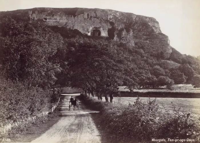 Framed Print : Abergele, Tan-yr-ogo Cave, 1870s. Creator: Francis Bedford Framed Print : Abergele, Tan-yr-ogo Cave, 1870s. Creator: Francis Bedford