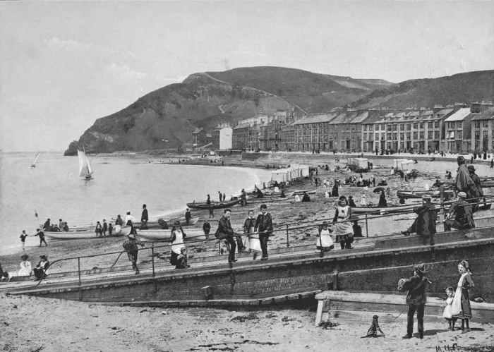 Framed Print : Aberystwith, c1896. Artist: ER Gyde Framed Print : Aberystwith, c1896. Artist: ER Gyde