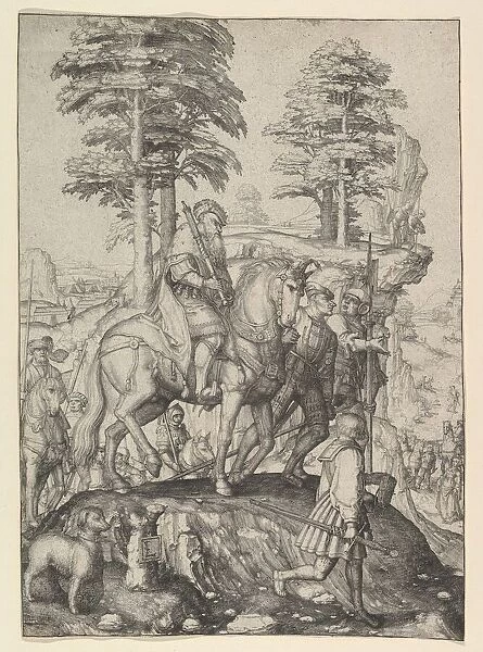 Abigail Before David, ca. 1507. Creator: Lucas van Leyden
