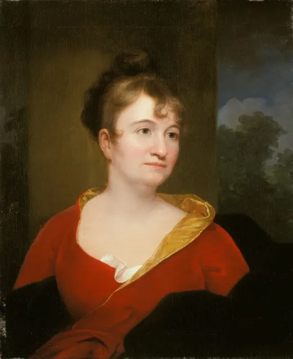 Framed Print : Abigail Inskeep Bradford, 1803 / 8. Creator: Rembrandt Peale Framed Print : Abigail Inskeep Bradford, 1803 / 8. Creator: Rembrandt Peale