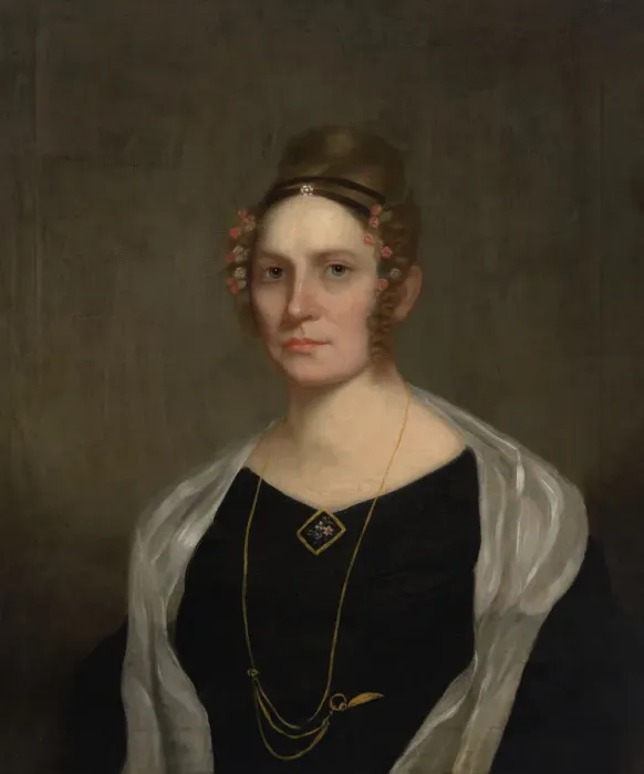 Framed Print : Abigail Powers Fillmore, c. 1840. Creator: Unknown Framed Print : Abigail Powers Fillmore, c. 1840. Creator: Unknown