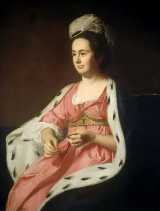 Framed Print : Abigail Smith Babcock (Mrs. Adam Babcock), c. 1774. Creator: John Singleton Copley Framed Print : Abigail Smith Babcock (Mrs. Adam Babcock), c. 1774. Creator: John Singleton Copley