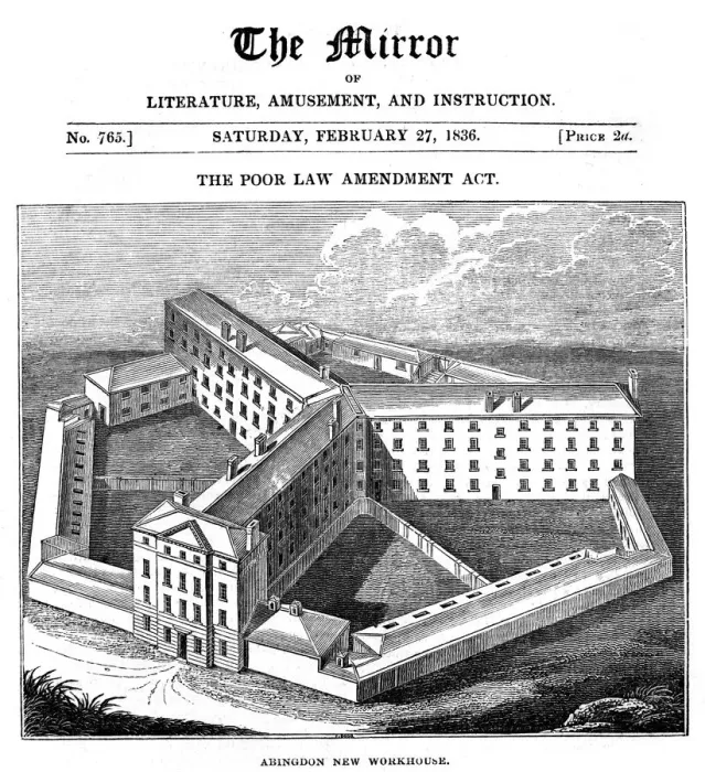 Framed Print : Abingdon Workhouse, Oxfordshire, built for the Abingdon Union, 1836 Framed Print : Abingdon Workhouse, Oxfordshire, built for the Abingdon Union, 1836