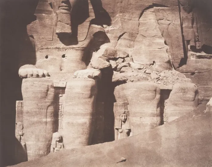 Framed Print : Abo-Sembil, Grand Speos, Statues Colossales vues de Face (Parte Inferieure) Framed Print : Abo-Sembil, Grand Speos, Statues Colossales vues de Face (Parte Inferieure)