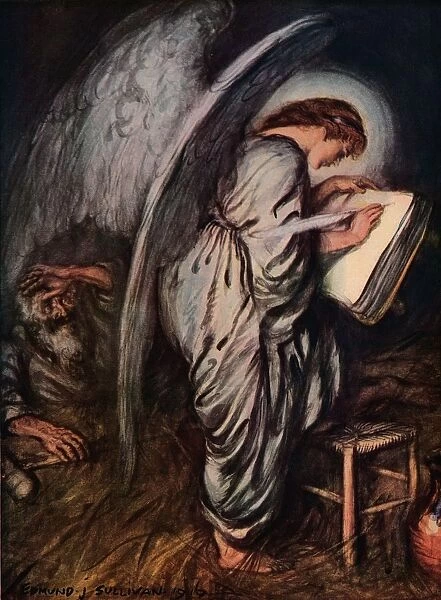 Abou Ben Adhem: - I Pray Thee Then Write Me As One Who Loves His Fellow Men, 1916, (1917). Artist: Edmund Joseph Sullivan