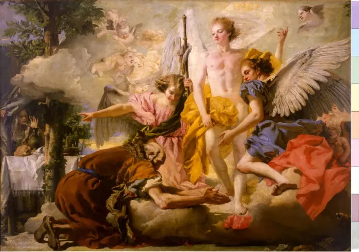 Framed Print : Abraham and the Three Angels Framed Print : Abraham and the Three Angels