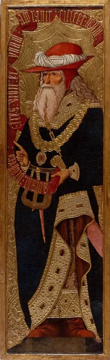Framed Print : Abraham. Artist: Gasco, Joan (active 1500-1529) Framed Print : Abraham. Artist: Gasco, Joan (active 1500-1529)