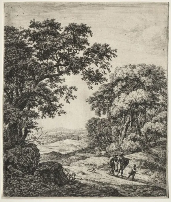 Framed Print : Abraham Dismissing Hagar. Creator: Anthonie Waterloo (Dutch, 1609 / 10-1690) Framed Print : Abraham Dismissing Hagar. Creator: Anthonie Waterloo (Dutch, 1609 / 10-1690)