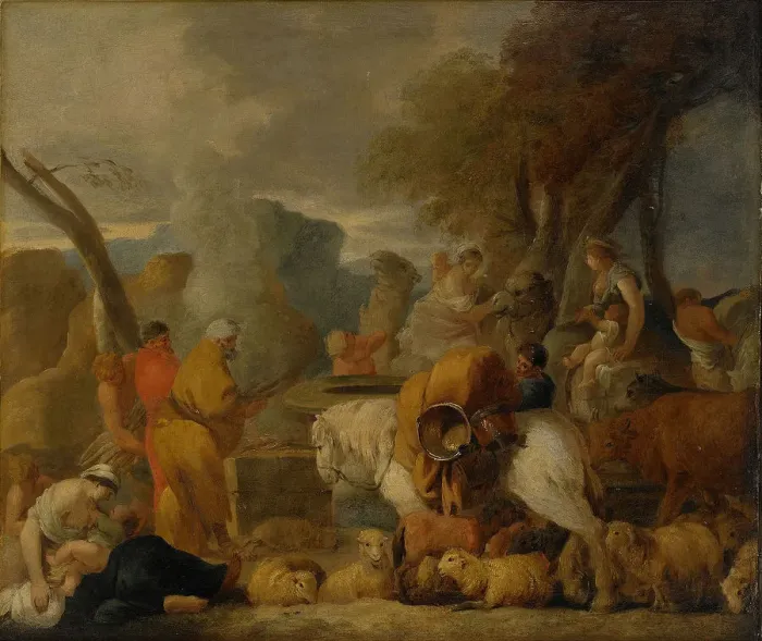 Framed Print : Abraham in Egypt. Artist: Bourdon, Sebastien (1616-1671) Framed Print : Abraham in Egypt. Artist: Bourdon, Sebastien (1616-1671)