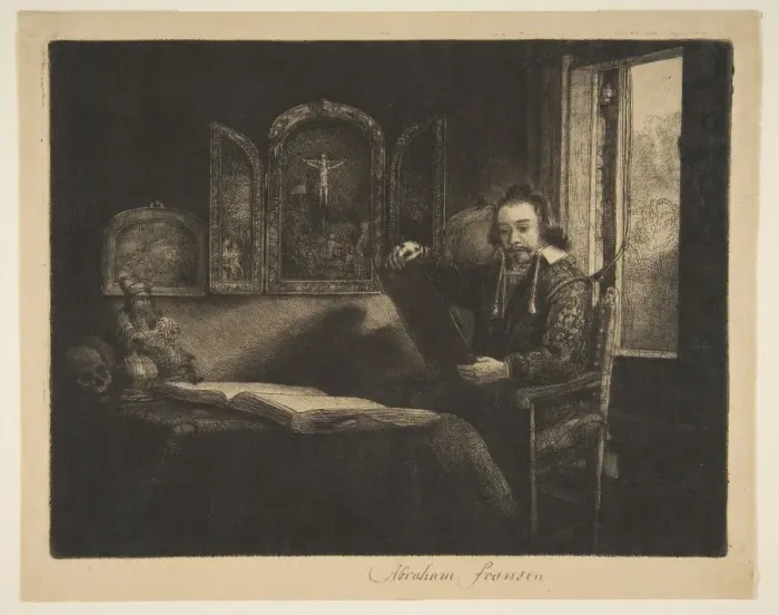 Framed Print : Abraham Francen, Apothecary, ca. 1656. Creator: Rembrandt Harmensz van Rijn Framed Print : Abraham Francen, Apothecary, ca. 1656. Creator: Rembrandt Harmensz van Rijn