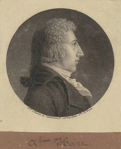 Abraham Hart, 1796. Creator: Charles Balthazar Julien Fevret de Saint-Memin