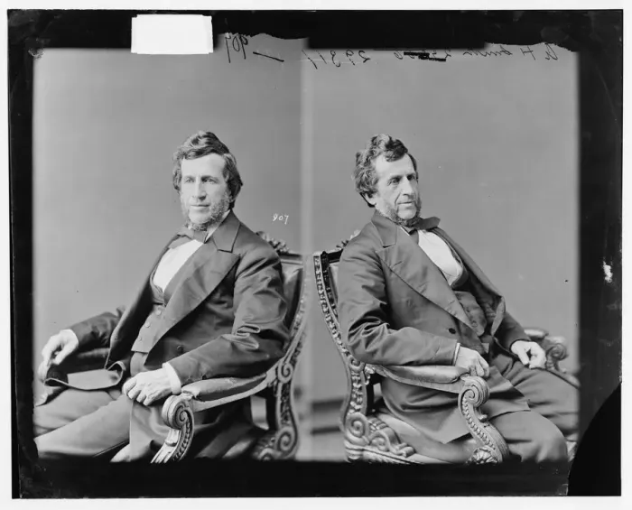 Framed Print : Abraham Herr Smith of Pennsylvania, 1865-1880. Creator: Unknown Framed Print : Abraham Herr Smith of Pennsylvania, 1865-1880. Creator: Unknown