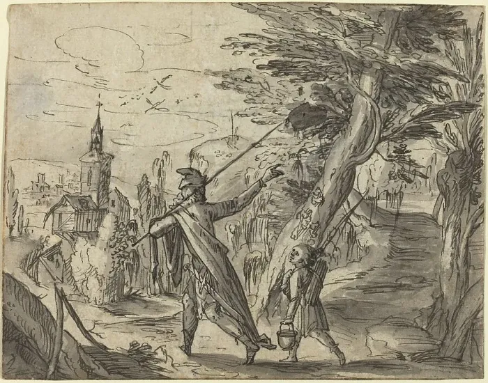 Framed Print : Abraham and Isaac. Creator: Hermann Weyer Framed Print : Abraham and Isaac. Creator: Hermann Weyer
