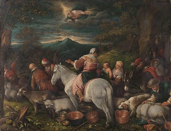 Abraham Leaves Haran, 1560-1592. Creator: Francesco Bassano II