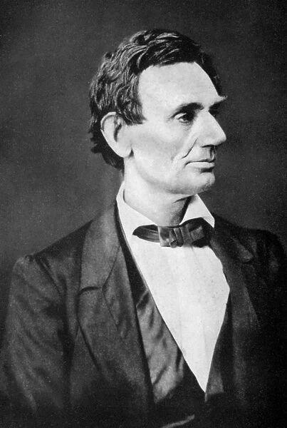 Abraham Lincoln, 16th President of the United States, 1860s, (1933). Artist: Alexander Hessler