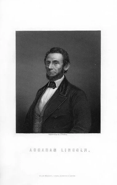 Abraham Lincoln, 16th President of the United States, (1893). Artist: HC Balding