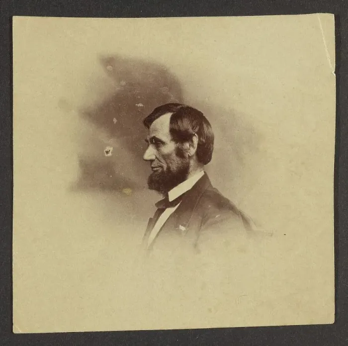 Framed Print : Abraham Lincoln, about 1860-1865. Creator: Unknown Framed Print : Abraham Lincoln, about 1860-1865. Creator: Unknown