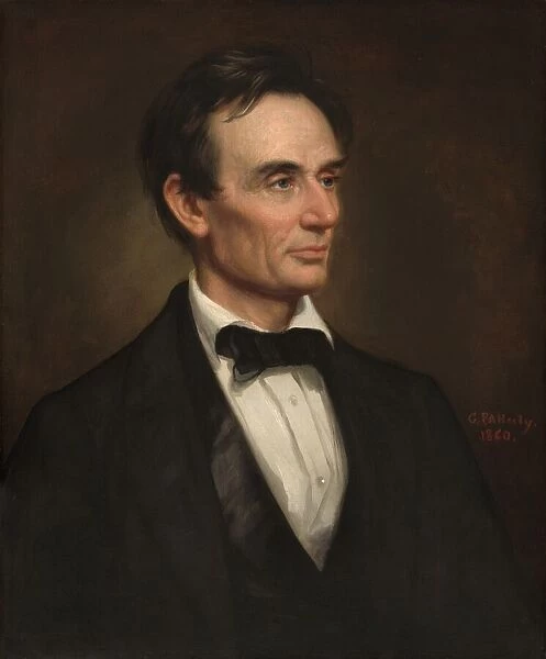 Abraham Lincoln, 1860. Creator: George Peter Alexander Healy