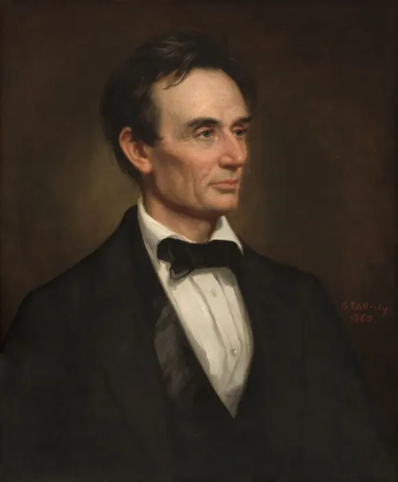 Framed Print : Abraham Lincoln, 1860. Creator: George Peter Alexander Healy Framed Print : Abraham Lincoln, 1860. Creator: George Peter Alexander Healy
