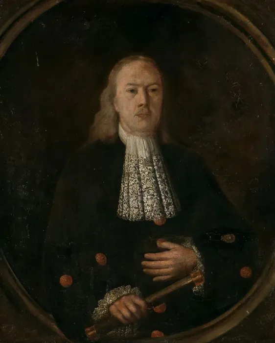 Framed Print : Abraham van Riebeeck (1709-1713), c.1710. Creator: Anon Framed Print : Abraham van Riebeeck (1709-1713), c.1710. Creator: Anon
