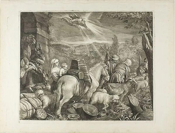 Abraham's Arrival at Sichem, n.d. Creator: Cornelis de Visscher