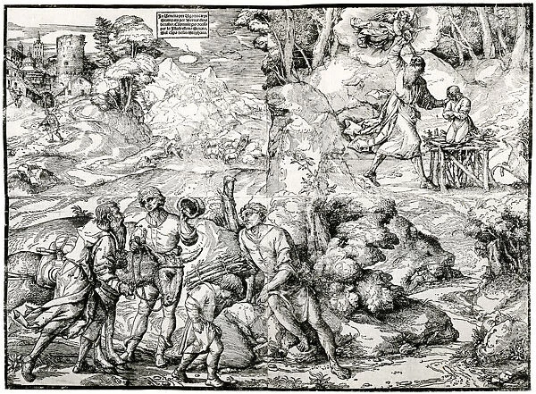 Abrahams Sacrifice, 1516-1518, (1937). Artist: Ugo da Carpi
