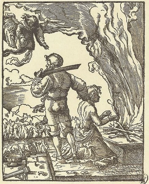 Abraham's Sacrifice, in or after 1520. Creator: Albrecht Altdorfer