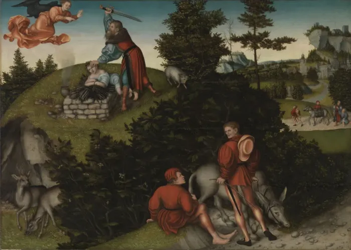 Framed Print : Abrahams Sacrifice of Isaac, 1530 Framed Print : Abrahams Sacrifice of Isaac, 1530