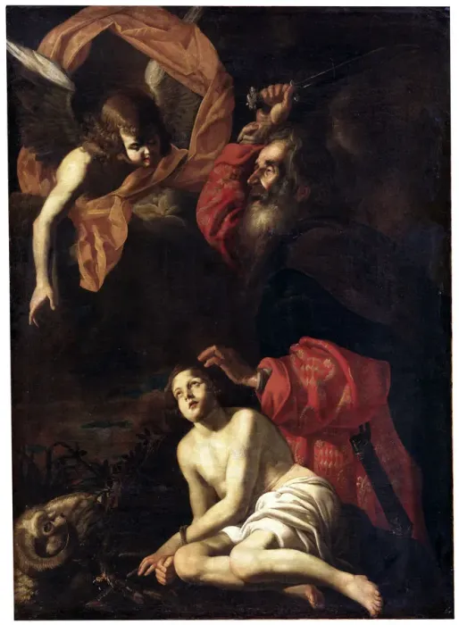 Framed Print : Abrahams Sacrifice of Isaac, c1615-c1620. Artist: Giovanni Battista Caracciolo Framed Print : Abrahams Sacrifice of Isaac, c1615-c1620. Artist: Giovanni Battista Caracciolo
