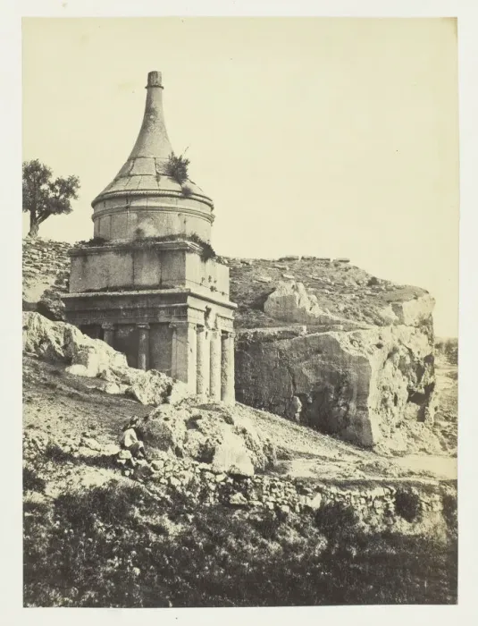 Framed Print : Absaloms Tomb, Jerusalem, 1857. Creator: Francis Frith Framed Print : Absaloms Tomb, Jerusalem, 1857. Creator: Francis Frith