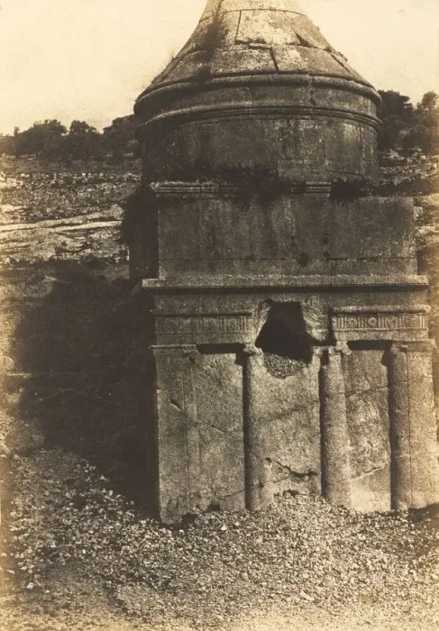 Framed Print : Absaloms Tomb, Valley of Kidron, Jerusalem, 1854. Creator: Auguste Salzmann Framed Print : Absaloms Tomb, Valley of Kidron, Jerusalem, 1854. Creator: Auguste Salzmann