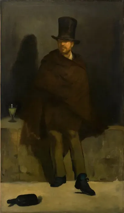 Framed Print : The Absinthe Drinker, 1859. Artist: Manet, Edouard (1832-1883) Framed Print : The Absinthe Drinker, 1859. Artist: Manet, Edouard (1832-1883)