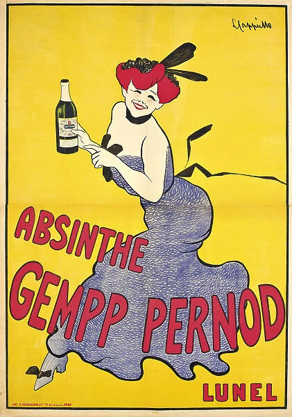 Absinthe Gempp Pernod, c1910