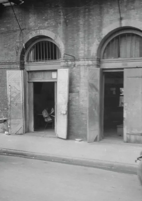 Framed Print : Absinthe House entrance, New Orleans, between 1920 and 1926. Creator: Arnold Genthe Framed Print : Absinthe House entrance, New Orleans, between 1920 and 1926. Creator: Arnold Genthe
