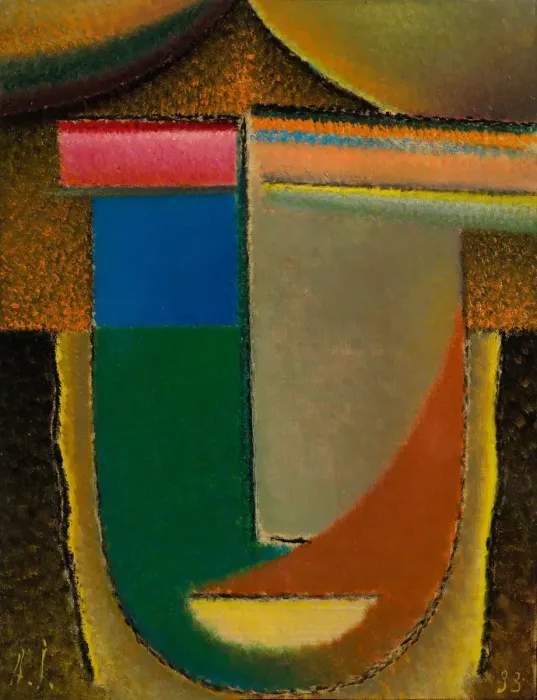 Framed Print : Abstract Head (Africa), 1933. Artist: Javlensky, Alexei, von (1864-1941) Framed Print : Abstract Head (Africa), 1933. Artist: Javlensky, Alexei, von (1864-1941)