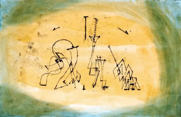 Framed Print : Abstract Trio, 1923. Artist: Klee, Paul (1879-1940) Framed Print : Abstract Trio, 1923. Artist: Klee, Paul (1879-1940)