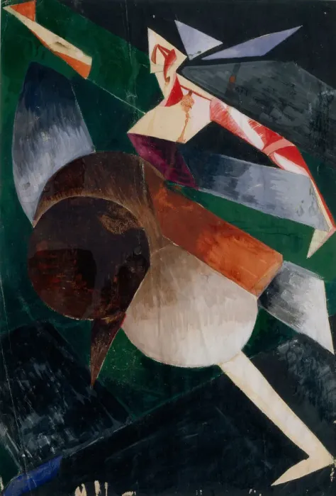 Framed Print : Abstraction. The Dancer. Artist: Exter, Alexandra Alexandrovna (1882-1949) Framed Print : Abstraction. The Dancer. Artist: Exter, Alexandra Alexandrovna (1882-1949)