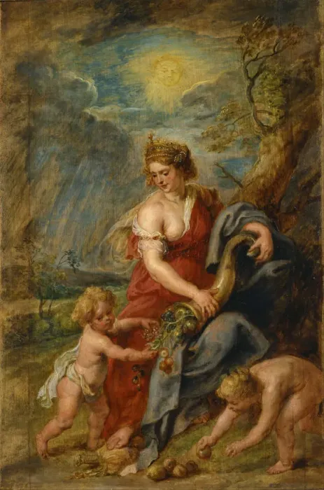 Framed Print : Abundance (Abundantia). Artist: Rubens, Pieter Paul (1577-1640) Framed Print : Abundance (Abundantia). Artist: Rubens, Pieter Paul (1577-1640)