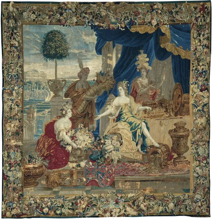 Framed Print : Abundantia, from The Four Continents and Related Allegories, Brussels, c. 1680 / 1700 Framed Print : Abundantia, from The Four Continents and Related Allegories, Brussels, c. 1680 / 1700
