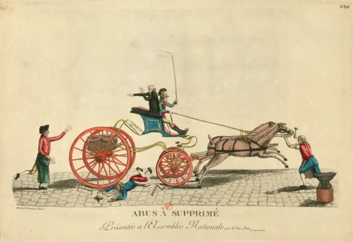 Framed Print : Abus a suppreme, 1789. Creator: Anonymous Framed Print : Abus a suppreme, 1789. Creator: Anonymous