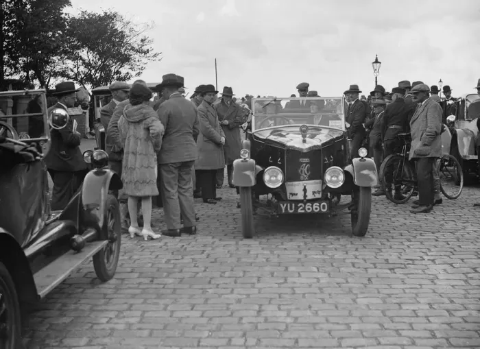 Framed Print : AC Acedes Six of Mrs G Daniell at the Southport Rally, 1928. Artist: Bill Brunell Framed Print : AC Acedes Six of Mrs G Daniell at the Southport Rally, 1928. Artist: Bill Brunell