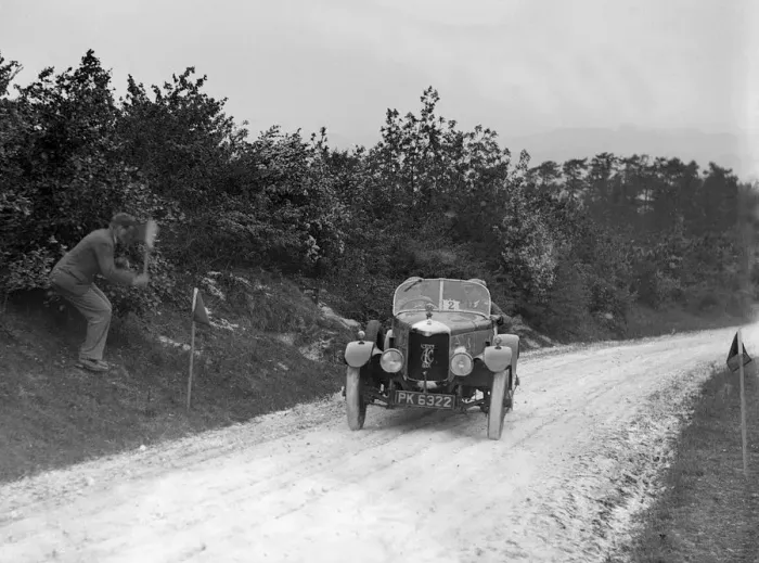 Framed Print : AC Acedes Six open tourer taking part in the North West London Motor Club Trial, 1 June 1929 Framed Print : AC Acedes Six open tourer taking part in the North West London Motor Club Trial, 1 June 1929