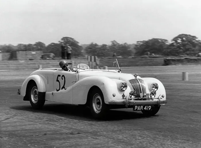 Framed Print : A.C. Buckland tourer 1951 at Silverstone 8 clubs meeting Framed Print : A.C. Buckland tourer 1951 at Silverstone 8 clubs meeting