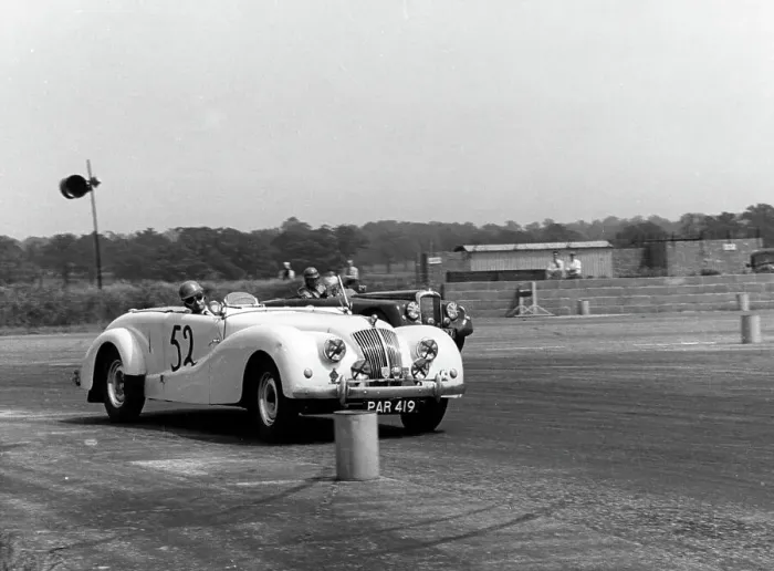 Framed Print : A.C. Buckland tourer 1951 at Silverstone 8 clubs meeting Framed Print : A.C. Buckland tourer 1951 at Silverstone 8 clubs meeting