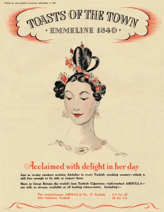 Framed Print : Acclaimed with delight in her day, Toasts of the Town - Emmeline 1840, 1940 Framed Print : Acclaimed with delight in her day, Toasts of the Town - Emmeline 1840, 1940