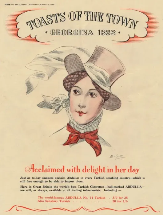 Framed Print : Acclaimed with delight in her day, Toasts of the Town - Georgina 1832, 1940 Framed Print : Acclaimed with delight in her day, Toasts of the Town - Georgina 1832, 1940