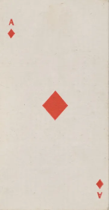 Framed Print : Ace of Diamonds (red), from the Playing Cards series (N84) for Duke brand cigarettes Framed Print : Ace of Diamonds (red), from the Playing Cards series (N84) for Duke brand cigarettes